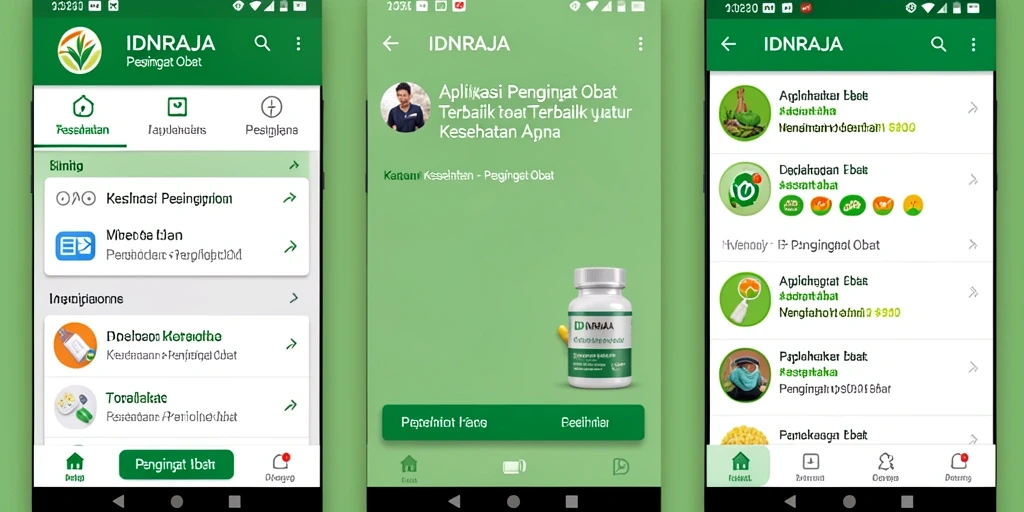 Antarmuka aplikasi IDNRAJA yang intuitif dan mudah digunakan.