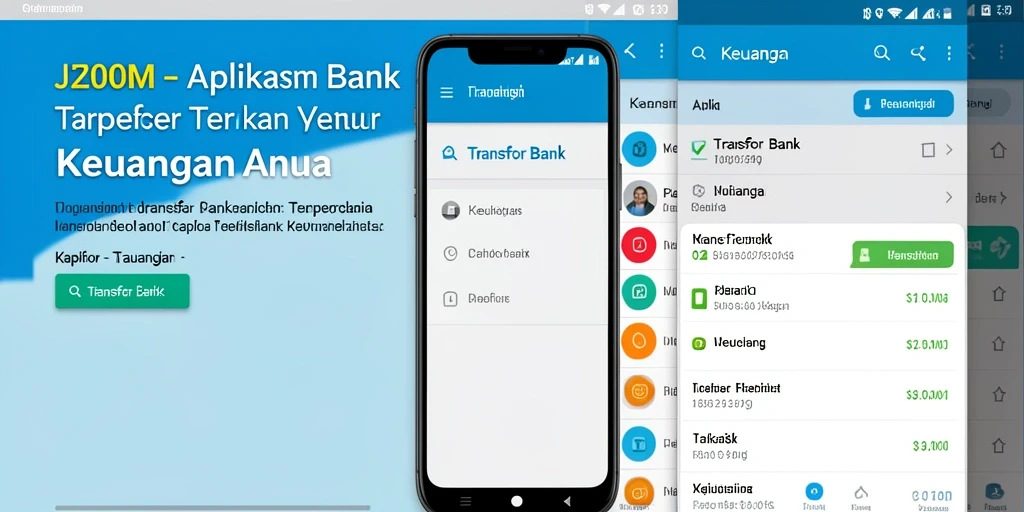 Tampilan antarmuka J200M yang modern dan mudah digunakan.