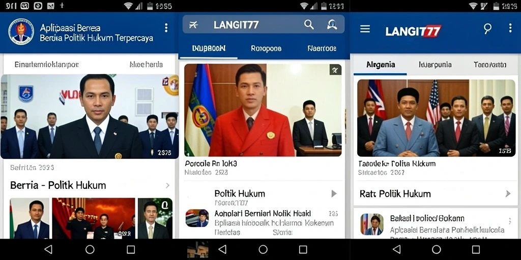 Tampilan antarmuka LANGIT77 yang informatif dan user-friendly.