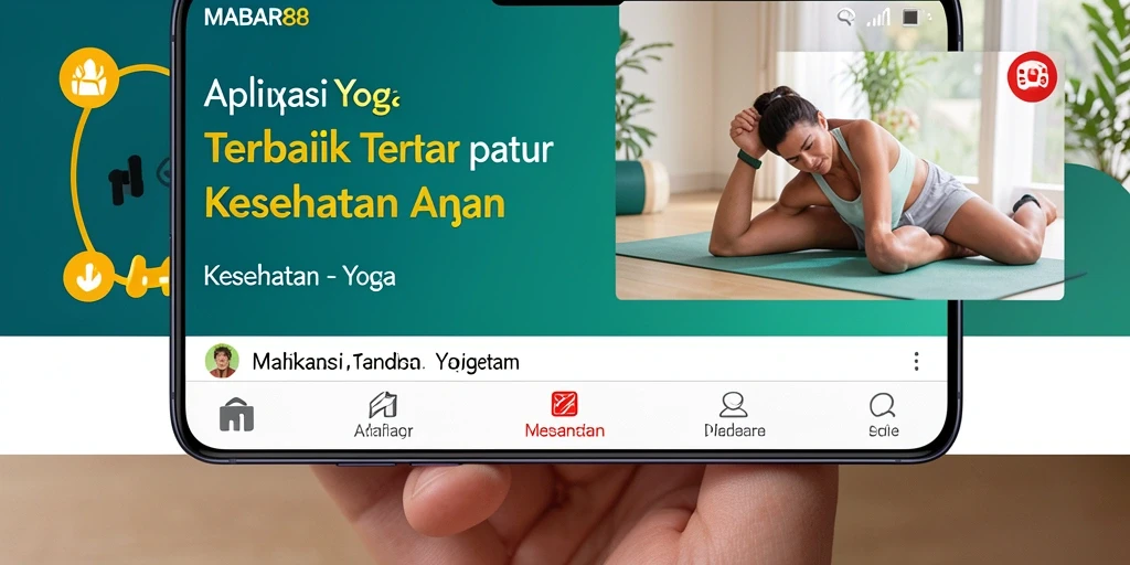 Antarmuka MABAR88 yang ramah pengguna untuk latihan Yoga.